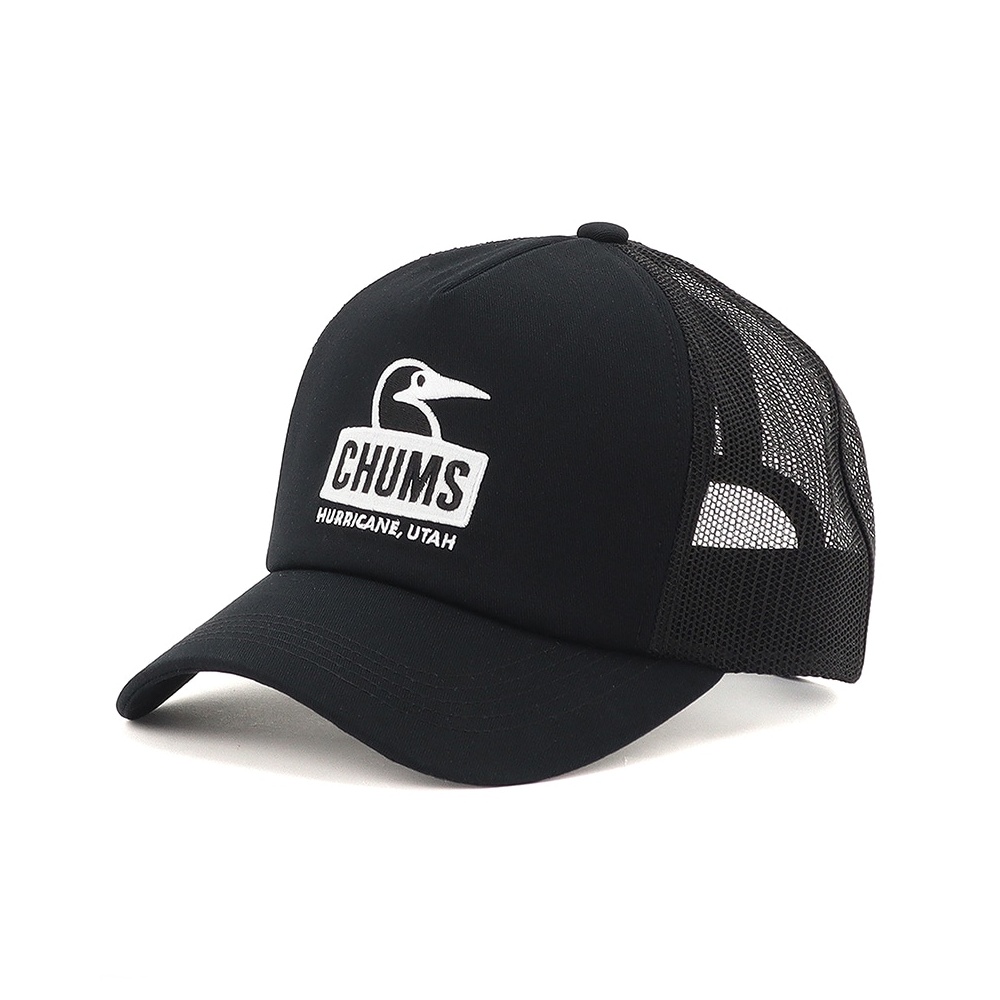 CHUMS Booby Face Mesh Cap休閒帽 黑色 CH051465K001