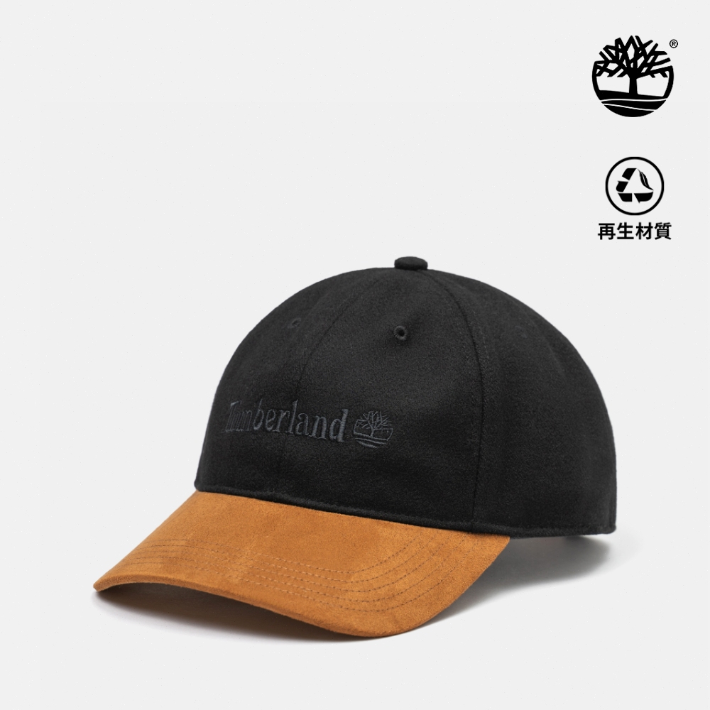 Timberland 男款黑色羊毛棒球帽|A65MT001