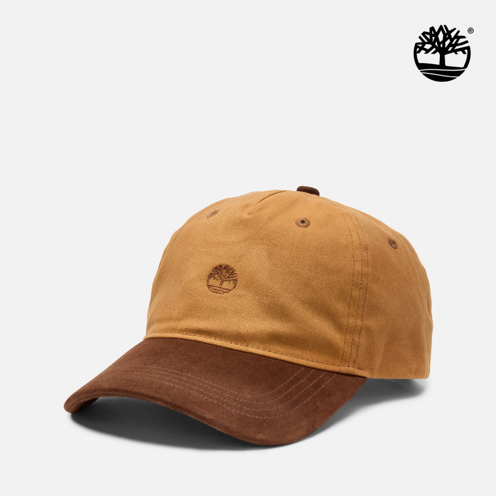 Timberland 男款小麥色帆布棒球帽｜A67QP231