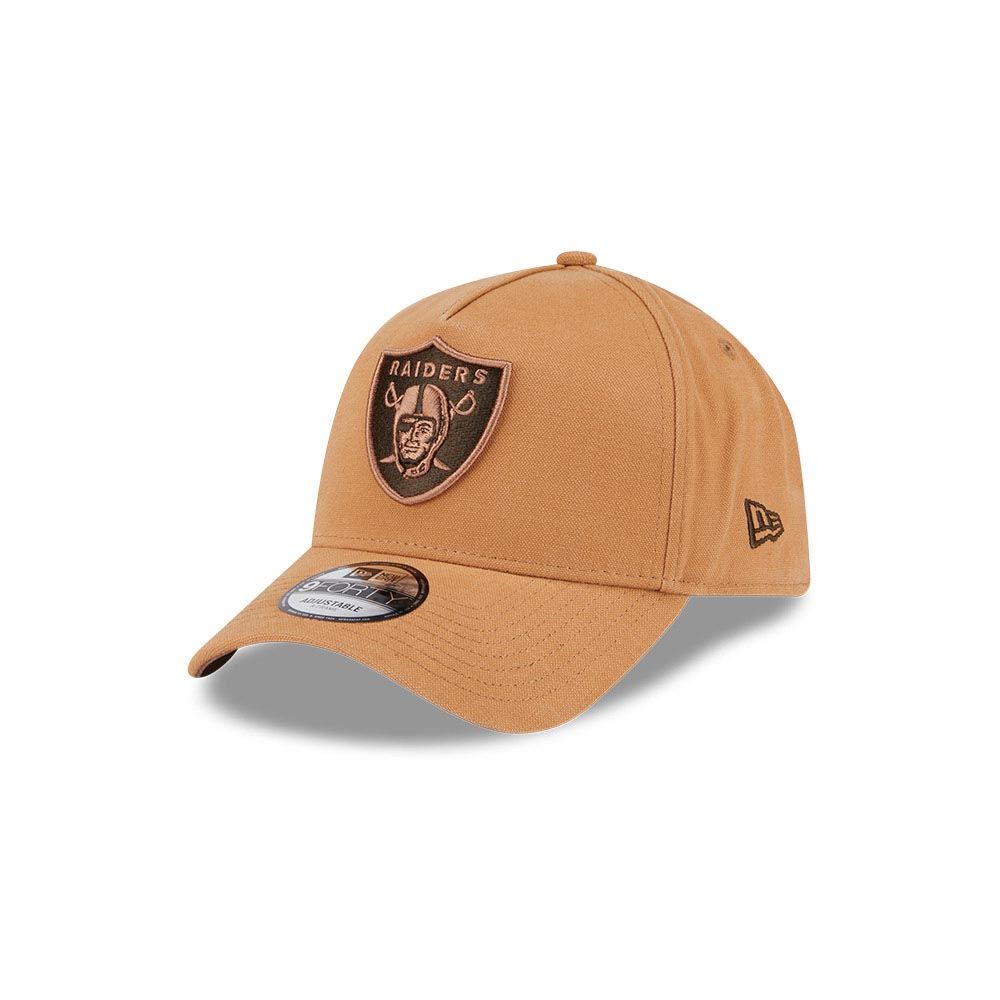 NEW ERA 男女 9FORTY AF WASHED CANVAS BRONZE 拉斯維加斯突襲者 淡古銅 NE60747714