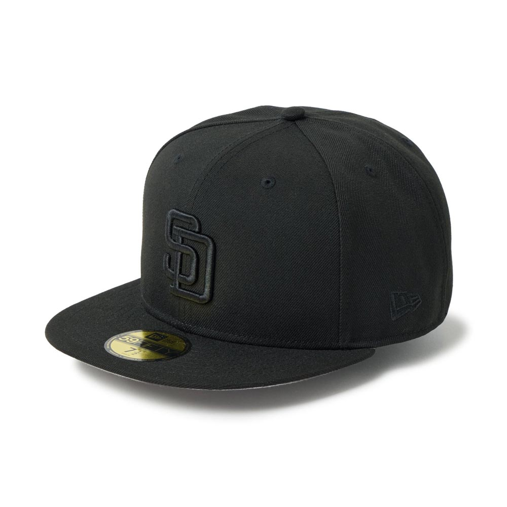 NEW ERA 男女 59FIFTY 日版 NE MLB TONAL LOGO 聖地牙哥教士 黑 NE14952257
