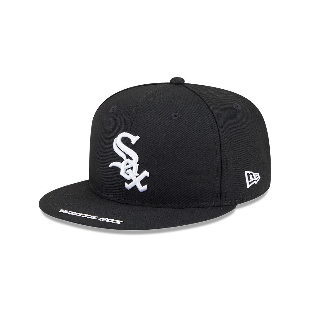 NEW ERA 男女 9FIFTY MLB VISOR 芝加哥白襪 黑 NE14889026