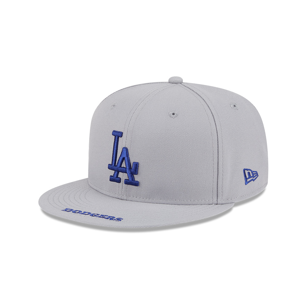 NEW ERA 男女 9FIFTY MLB VISOR 洛杉磯道奇 灰 NE14889025
