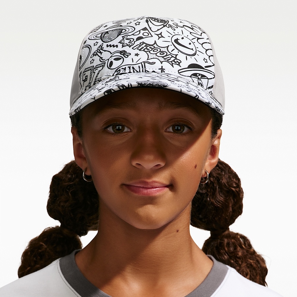 NIKE 耐吉 K NK CLUB CAP S CB PAPER 中大童 休閒帽 IQ1663211