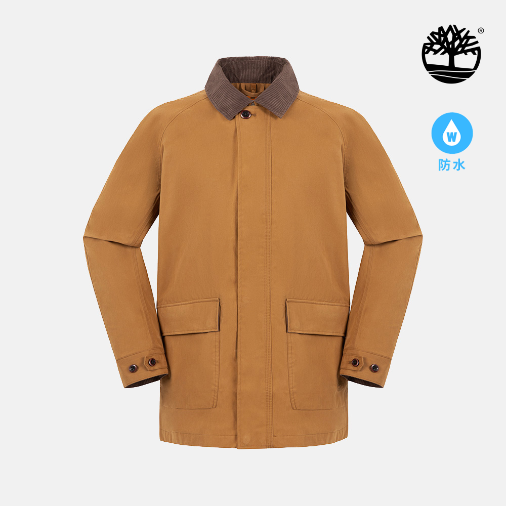 Timberland 男款棕色防水巴恩外套|A6N4KEH2