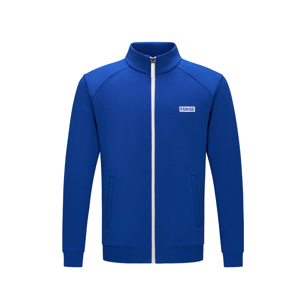 K-SWISS 運動外套 JACKETKC7532MCKJ21 立領 男款 藍色 1012456-432
