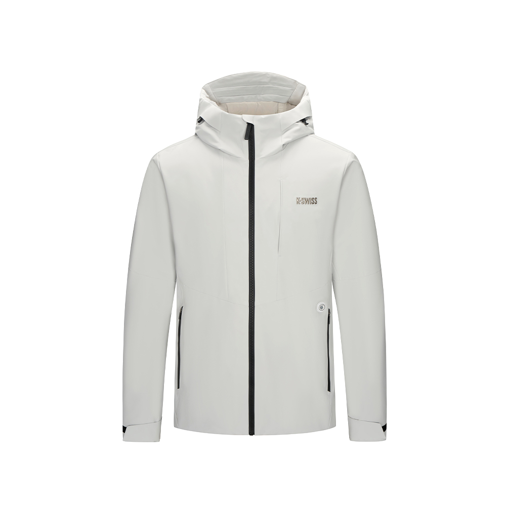 K-SWISS 羽絨外套 MS IWARM DOWN JKT 保暖 鵝絨 男款 淺灰 1012079-953