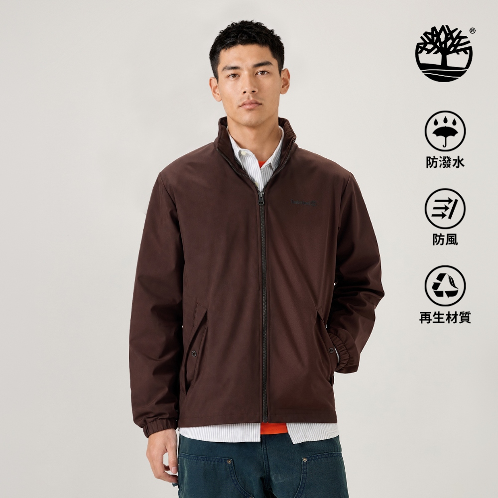 Timberland 男款深棕色防風軟殼外套|A27P9C35