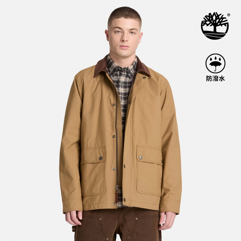 Timberland 男款棕黃色Wenham防潑水野戰外套|A27BHAKX