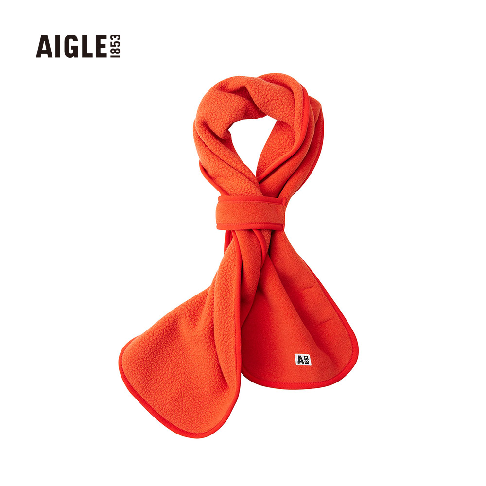 AIGLE 刷毛保暖圍巾 (AG-2A510A010OS)-紅色
