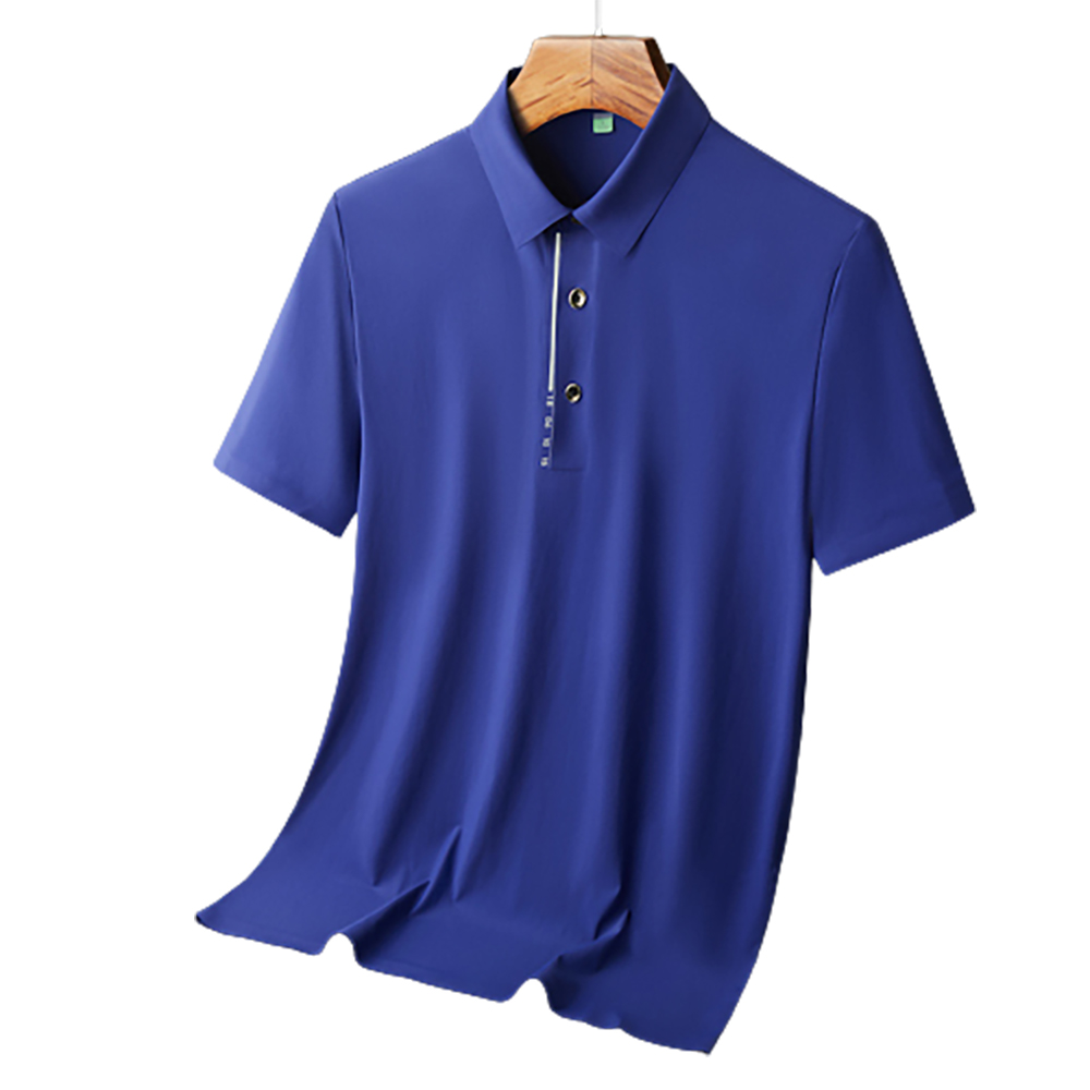 CS22 商務紳士高彈性免燙冰絲POLO衫8色L-6XL（其他規格）