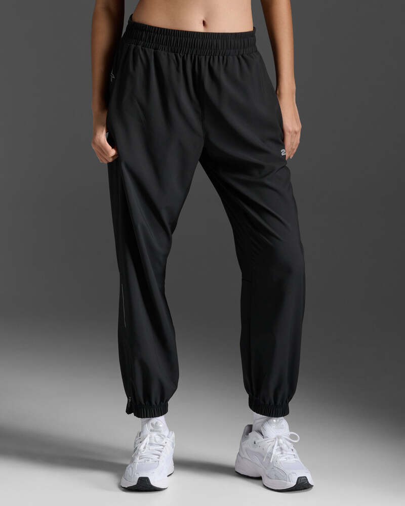2XU Aero Hi-Rise Woven Jogger 女士 暢跑高腰輕盈快乾舒適機能長褲|黑