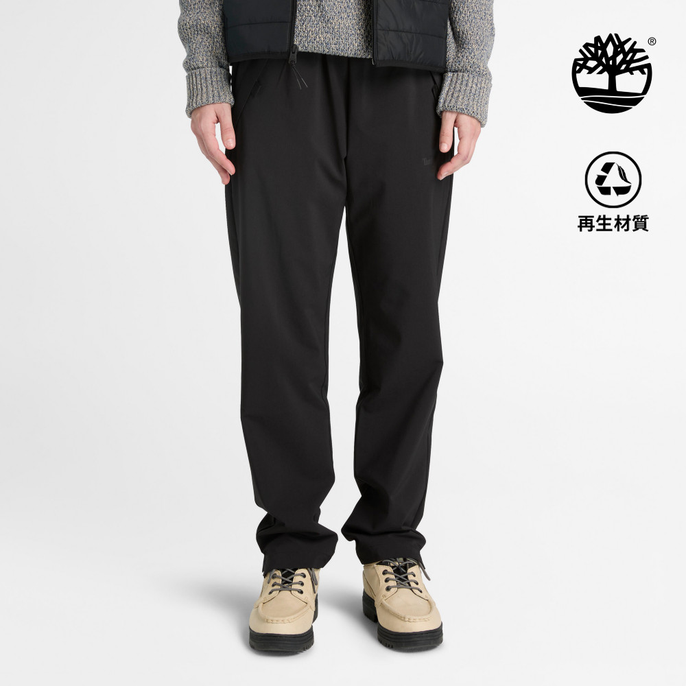 Timberland 女款黑色快乾彈力長褲｜A6KAF001