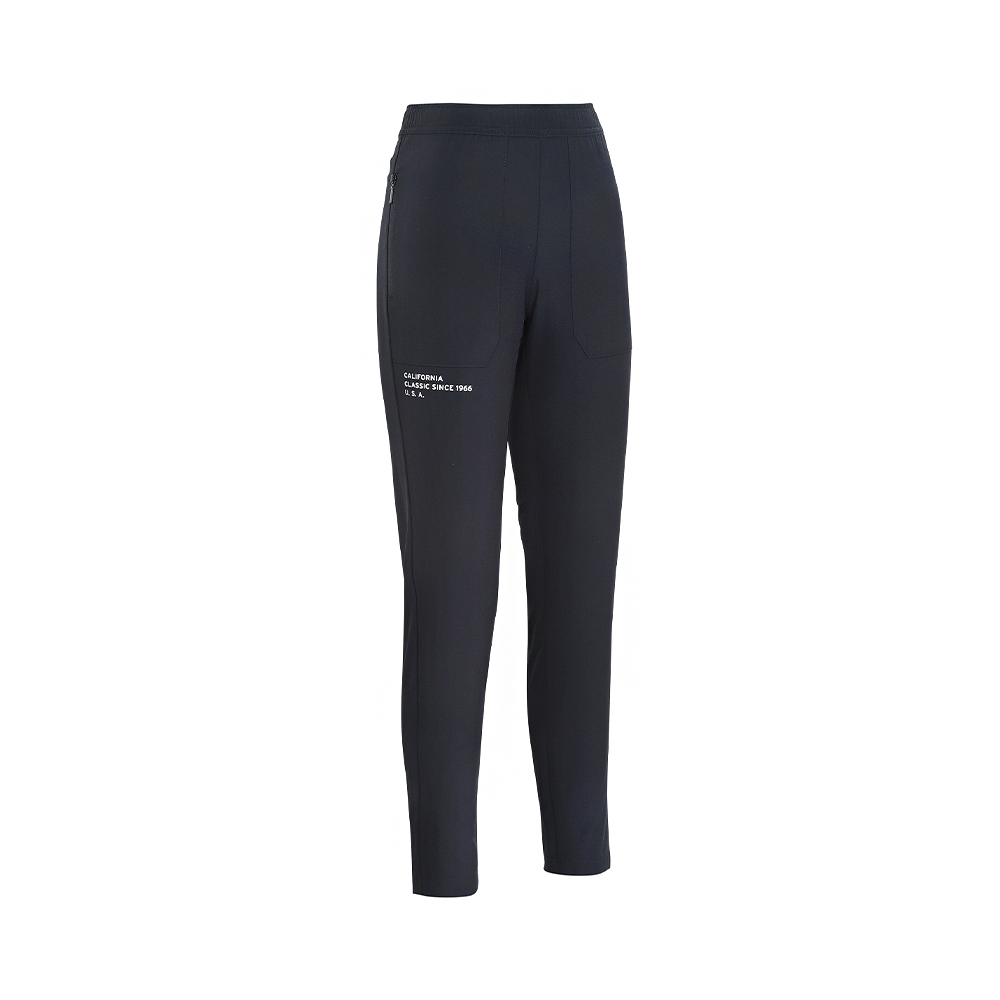 K-SWISS 吸排運動長褲 24SS PF WOVN PANTS 1 吸濕排汗 修身 女款 黑 1910241-008