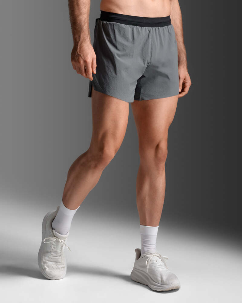 2XU Light Speed Stash 5 Inch Short 男士 輕盈奔馳5吋收納訓練運動短褲|深灰