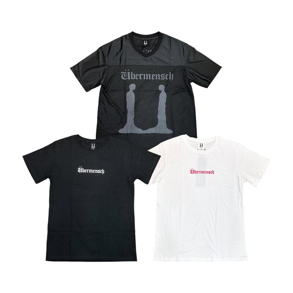 G-Dragon Ubermensch Mesh-Jersey 網眼球衣/ Short-Sleeve 黑、白