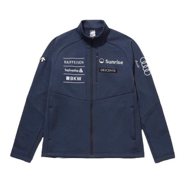 DESCENTE 迪桑特 [SWISS SKI] FLEECE STRETCH TRAINING JACKET 男士 彈性訓練外套