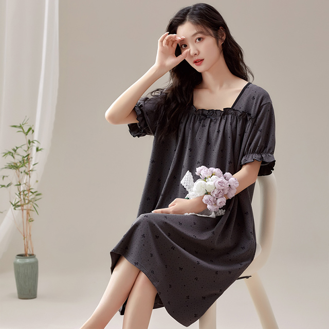 K.W. 韓國獨佔性感家居服睡衣睡裙(女睡衣/睡衣/連身洋裝/洋裝)