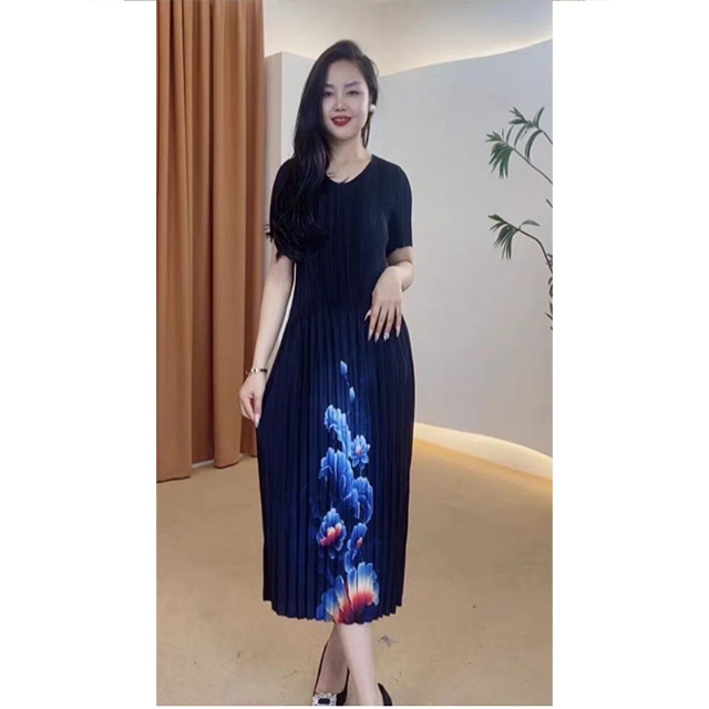 K.W. 三宅風氣質連身洋裝天仙迷人韓國空運(碎花/小香風/渡假/法式/通勤)