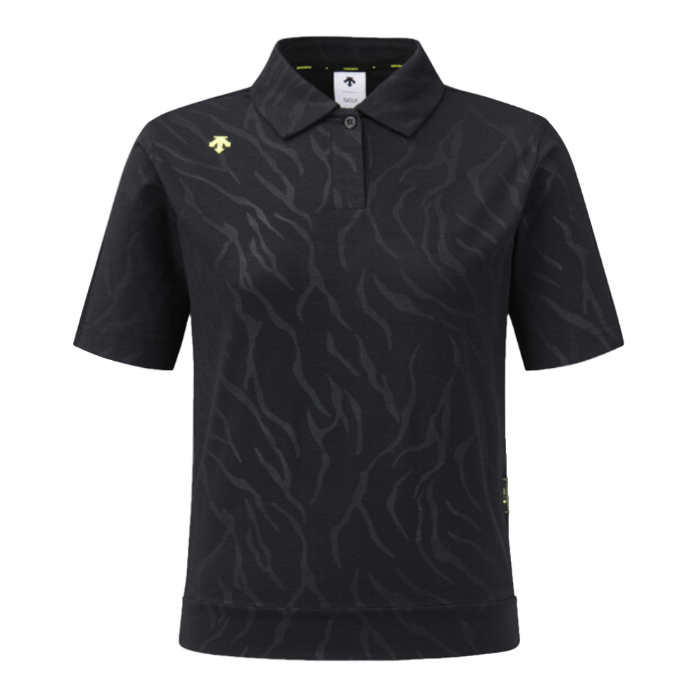 DESCENTE GOLF 迪桑特 PATTERNED SHORT-SLEEVED T-SHIRT 女士 高爾夫球上衣