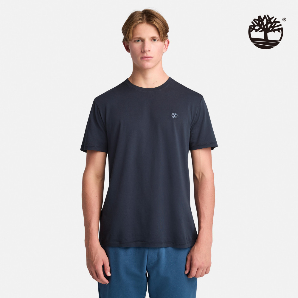 Timberland 男款深寶石藍休閒短袖T恤｜A2PW3Z02