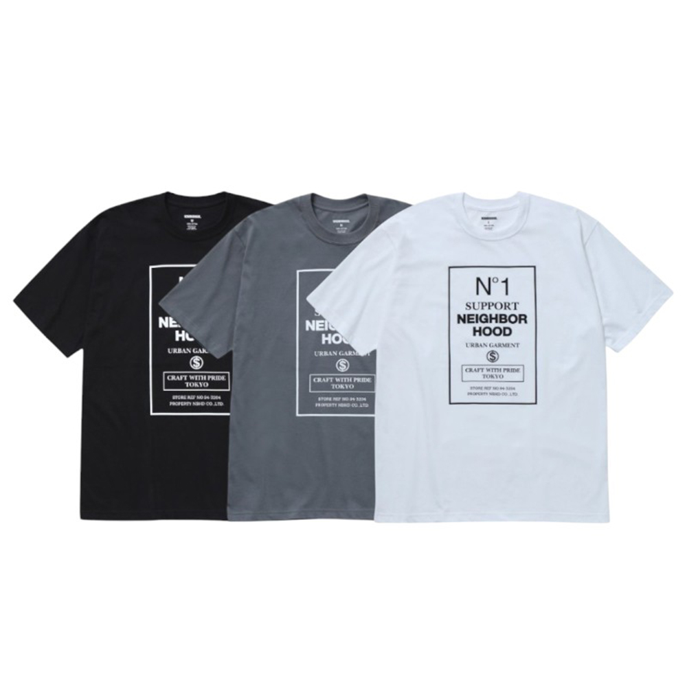 Neighborhood NEIGHBORHOOD NH . TEE LS-1 黑/灰/白長袖T恤上衣251PCNH