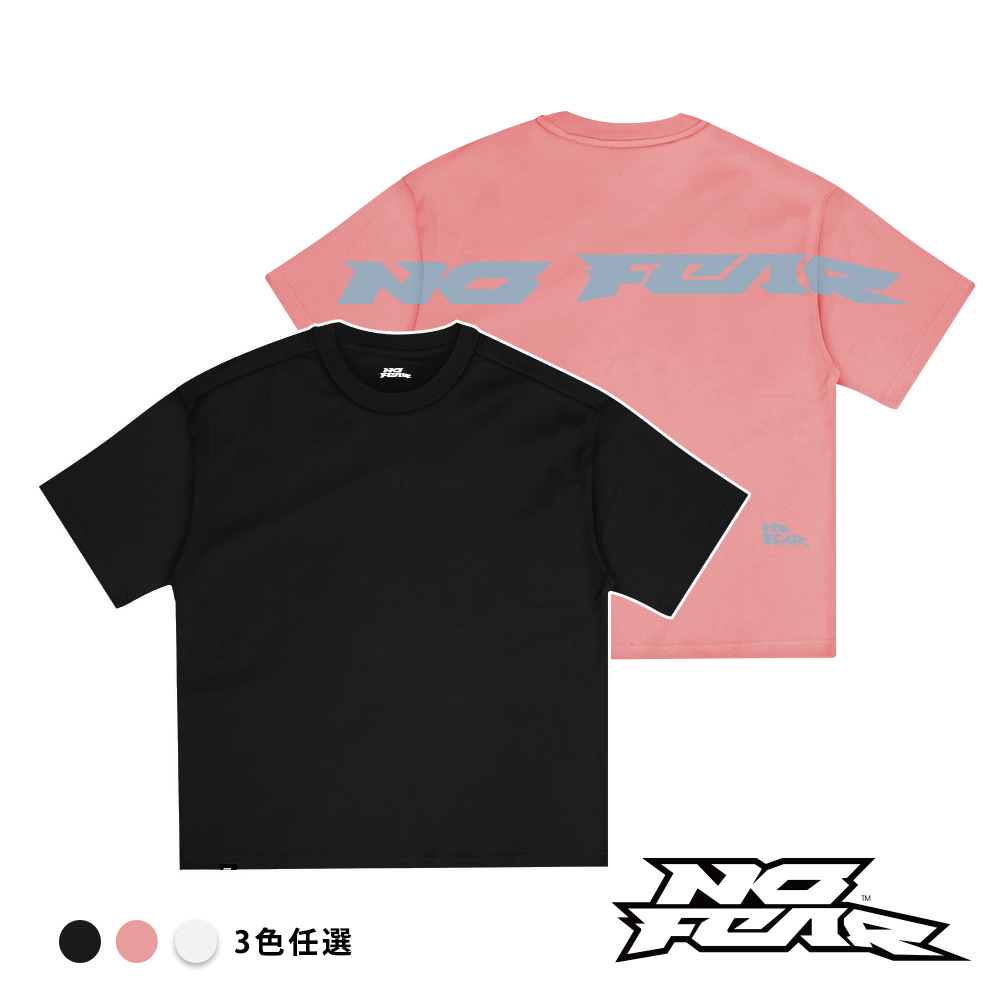 NO FEAR LIBER系列-圓領後背大LOGO短袖T恤-多色任選 NF008