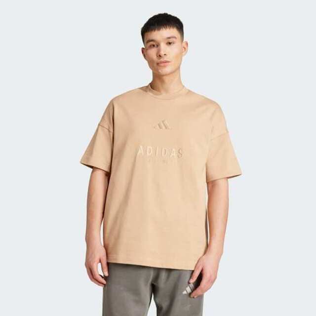adidas 愛迪達 Adidas 愛迪達 M A Szn G T JL6551 男 T恤 運動上衣 休閒短袖 卡其 亞版
