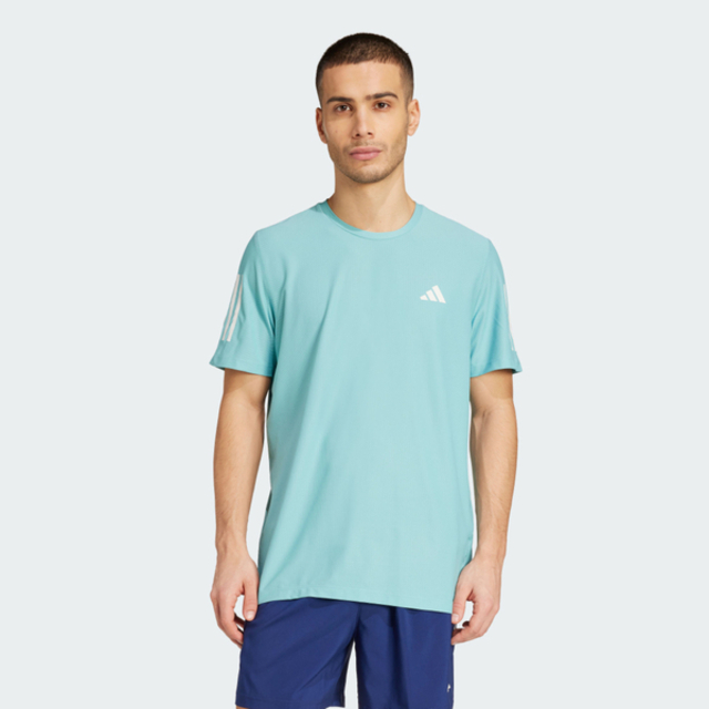 adidas 愛迪達 Adidas Otr B Tee JX2211 男 T恤 運動上衣 休閒短袖 藍綠 亞版