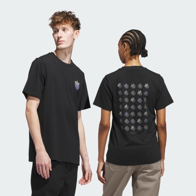 adidas 愛迪達 Adidas 愛迪達 Skate Tr Shd T JW0058 男女 T恤 運動上衣 休閒短袖 黑 亞版