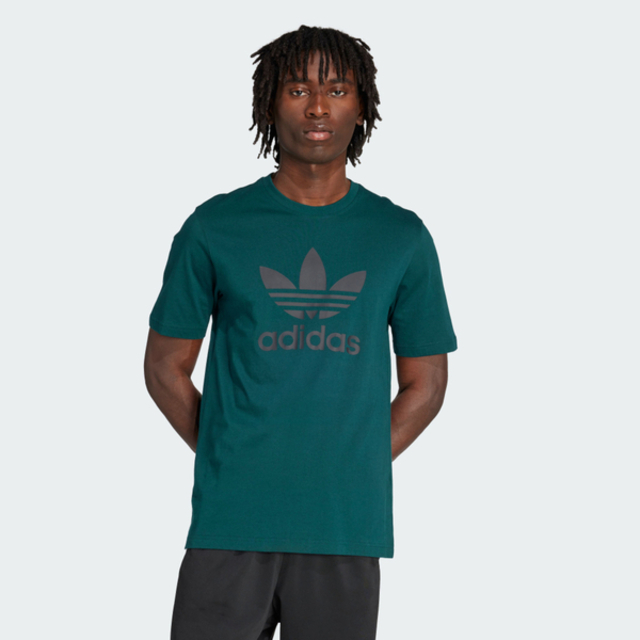 adidas 愛迪達 Adidas Trefoil T-shirt JY1429 男 T恤 運動上衣 休閒短袖 綠 亞版