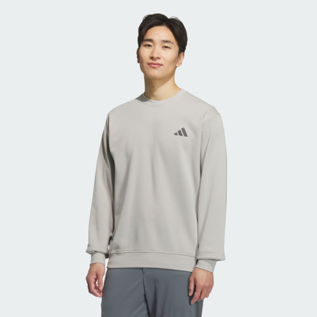 adidas 愛迪達 Adidas 愛迪達 Th Warm Crew KB5206 男 長袖上衣 休閒長袖 灰 黑 亞版