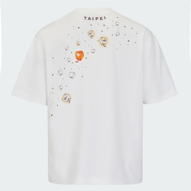 adidas 愛迪達 Adidas 愛迪達 Taipei Tee SS KZ0533 男 T恤 運動上衣 休閒短袖 城市限定 白 棕 亞版