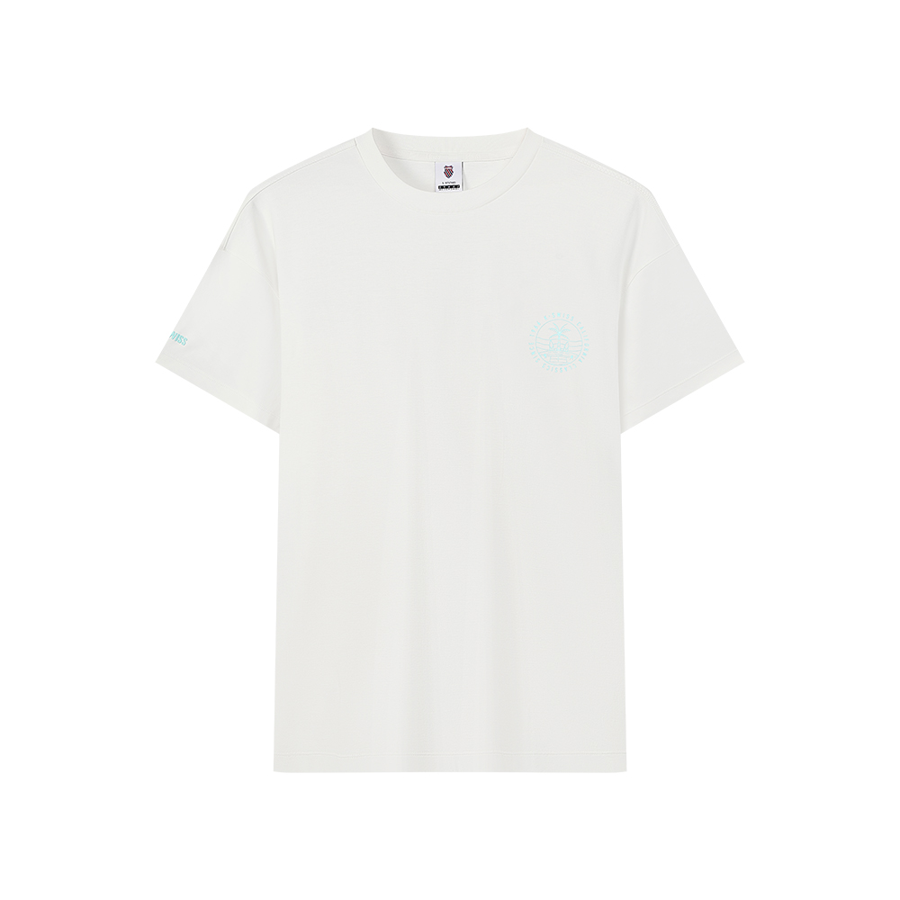 K-SWISS 短袖T恤 T-SHIRTKC7622MHTS13 男上衣 男裝 白色 109874-115