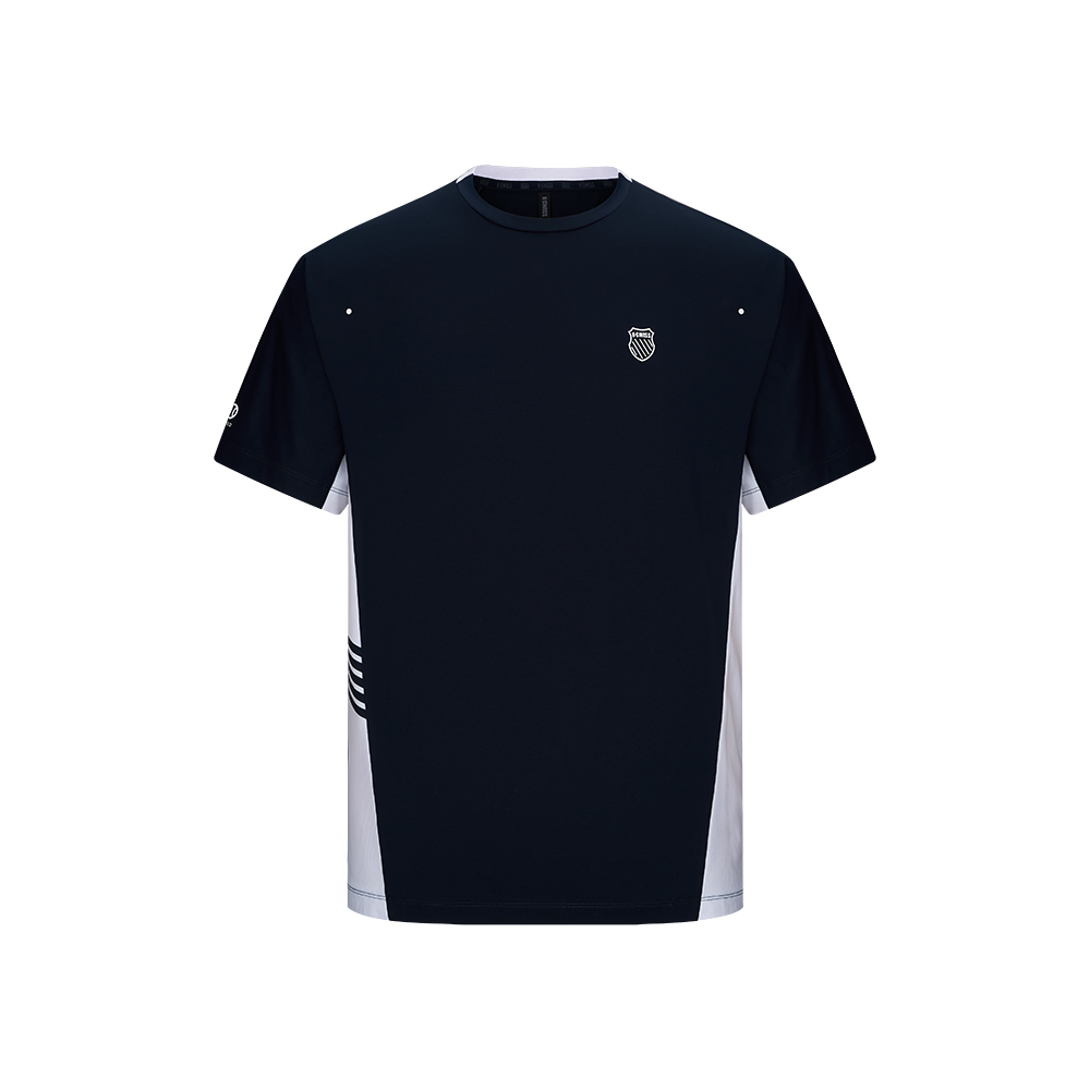 K-SWISS 短袖T恤 Short Sleeve T-Shirt 休閒 男上衣 藍色 1013236-014