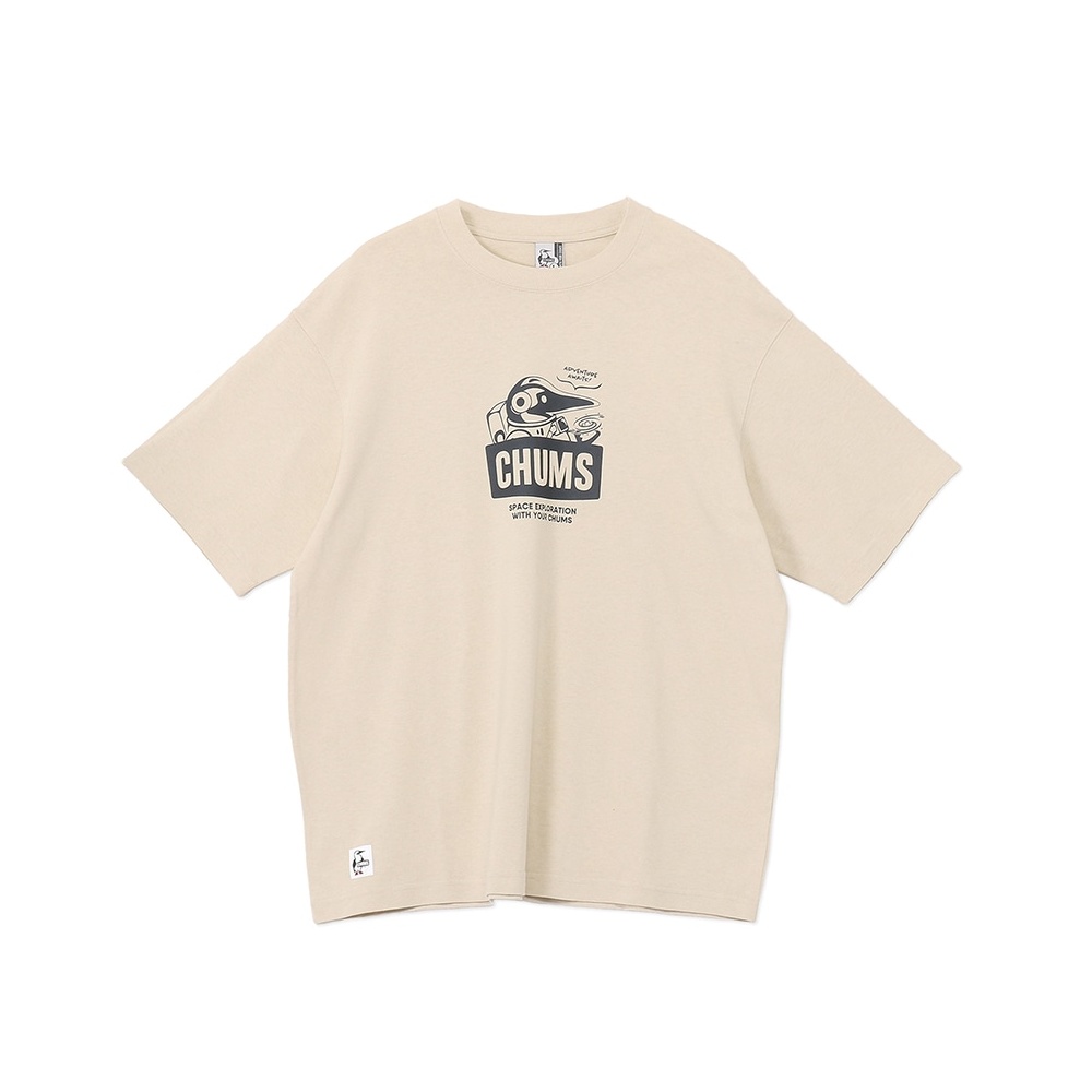 CHUMS Space Booby T-Shirt 男 短袖上衣 米灰色 CH012788G057