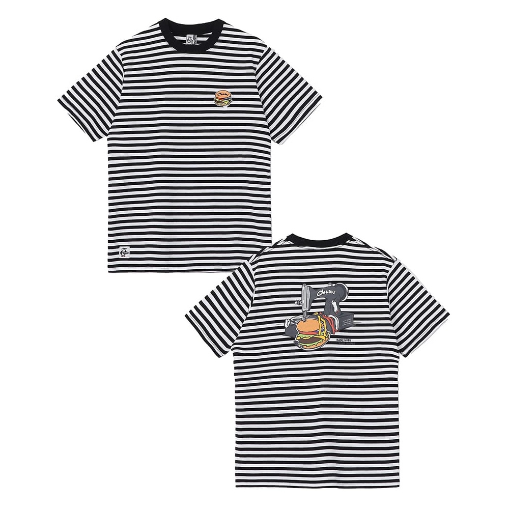 CHUMS Handmade Hamburger T-Shirt 男 短袖上衣 白/黑 CH012740W049