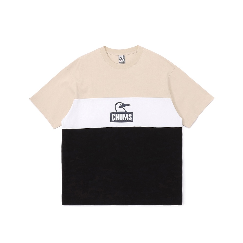 CHUMS Kearns Booby Face T-Shirt 男 短袖上衣 米灰色 CH012709G057