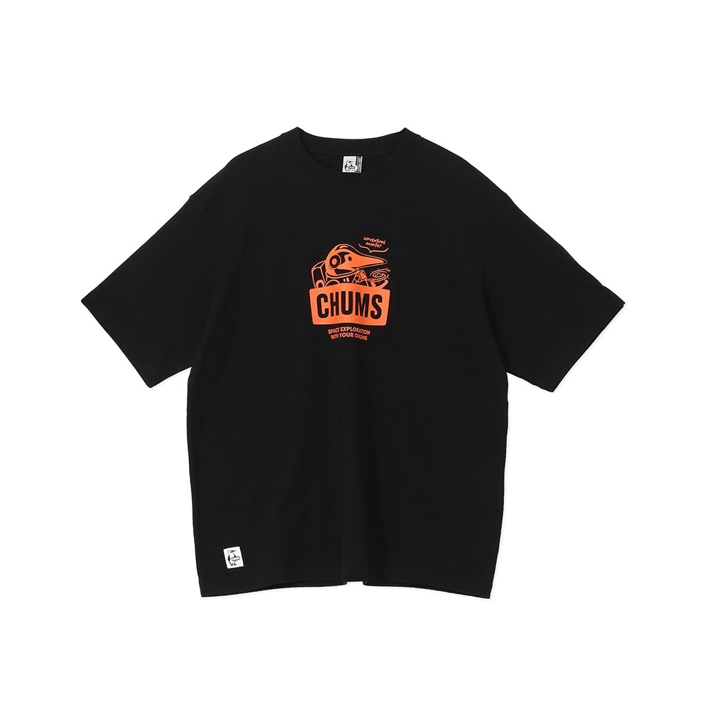 CHUMS Space Booby T-Shirt 男 短袖上衣 黑色 CH012788K001