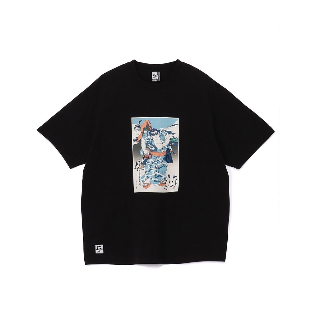 CHUMS Anti-Bug Ukiyo-e T-Shirt 男 防蟲短袖上衣 黑色 CH012718K001