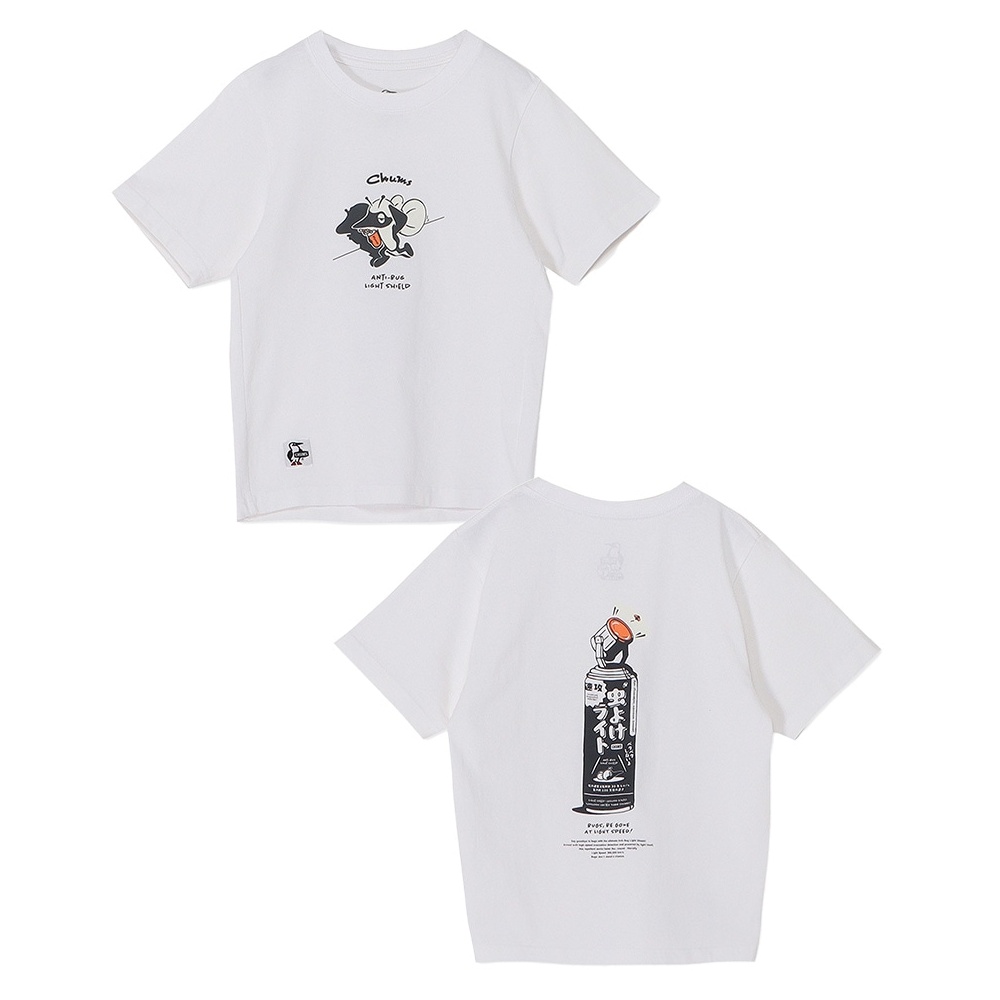 CHUMS Kids Anti-Bug Light T-Shirt 中大童 防蟲 中大童 短袖上衣 白色 CH211435W001