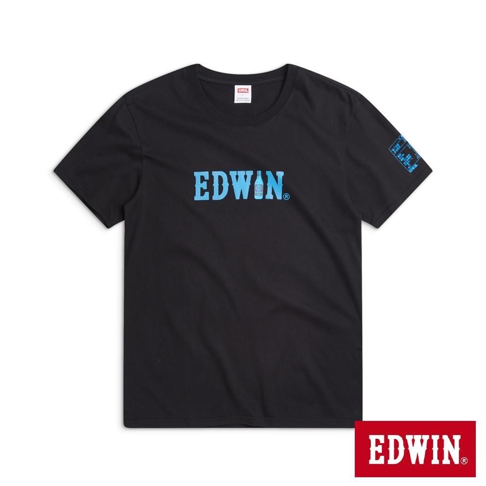 EDWIN 男裝 金蘭食品 金蘭LOGO短袖T恤 (黑色)