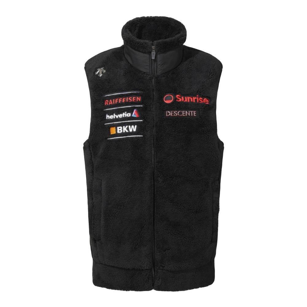 DESCENTE 迪桑特[SWISS SKI] SHERPA FLEECE VEST 男士運動背心- PChome