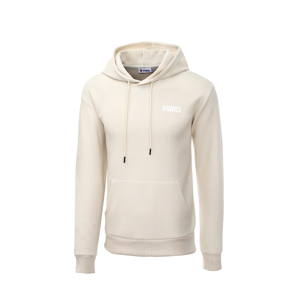 K-SWISS 連帽長袖 TW HOODIE 1 帽T 口袋 女款 米白色 1912496-026