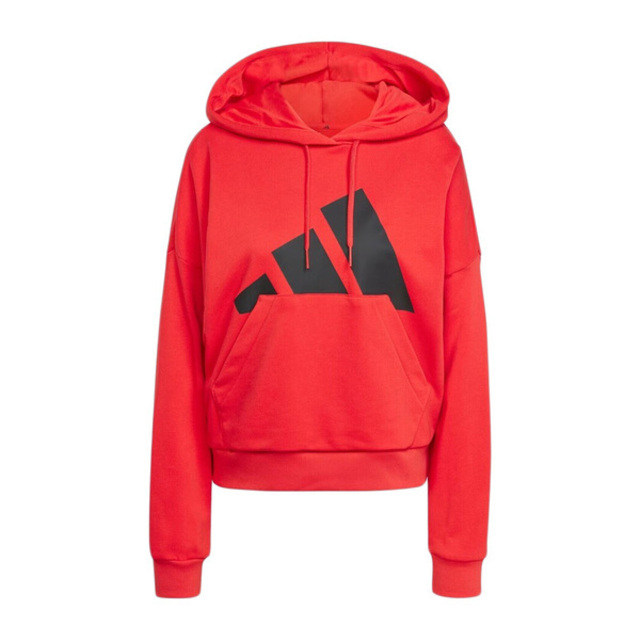 adidas 愛迪達 Adidas W BL FT HD JN1849 女 連帽上衣 帽t 連帽長袖 休閒穿搭 紅