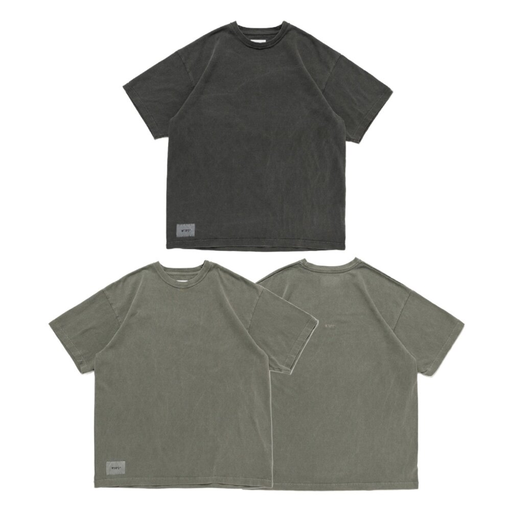 Wtaps Sign - YD / SS / Cotton 黑/白/淺灰短袖針織純棉252ATDT-CSM08