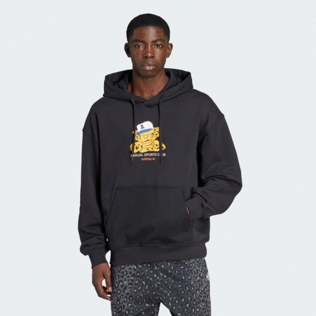 adidas 愛迪達 Adidas 愛迪達 Graphic Lo Hd JW0166 男 連帽上衣 帽t 連帽長袖 黑 黃 亞版