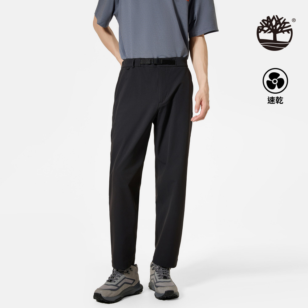 Timberland 中性黑色涼感長褲|A5NHZ001