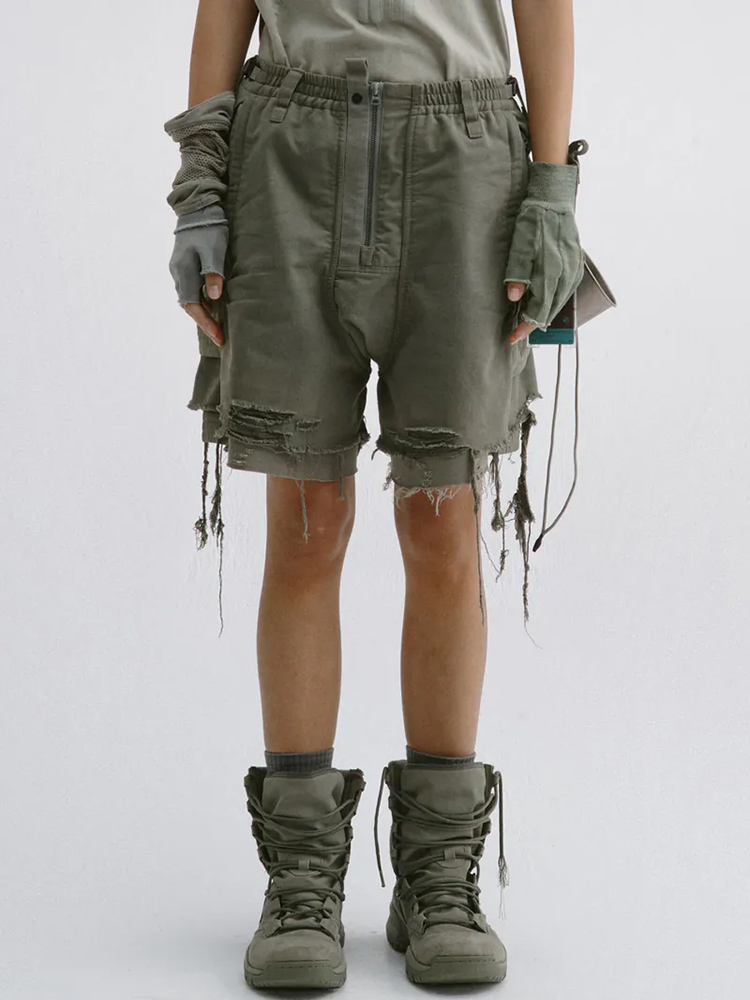 Wtaps Mils0001 / Shorts / Nyco. Weather. Cordura 軍綠色工裝短褲