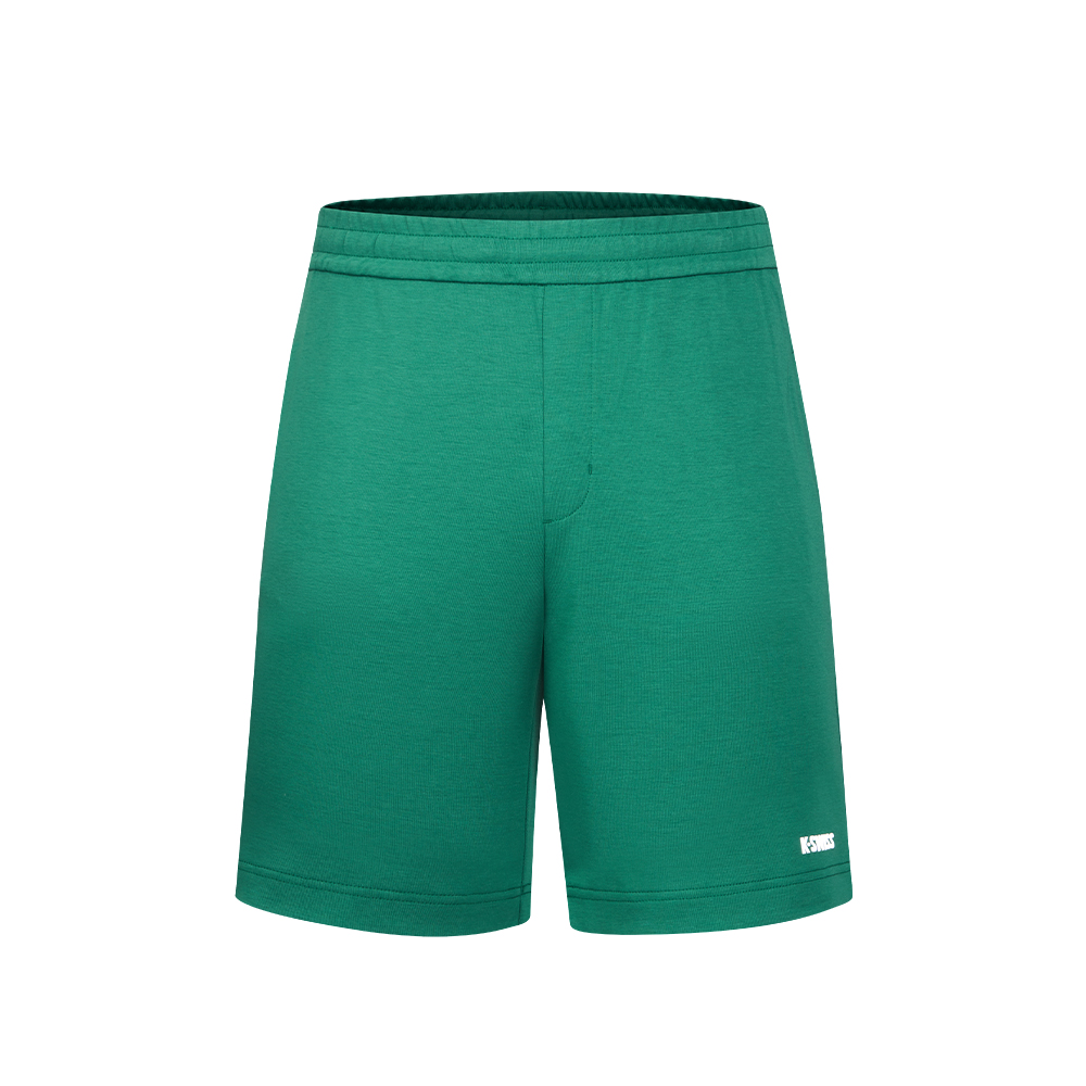 K-SWISS 針織短褲 SHORTSKC7522MCPS04 休閒 男褲 雨林綠色 1011629-369